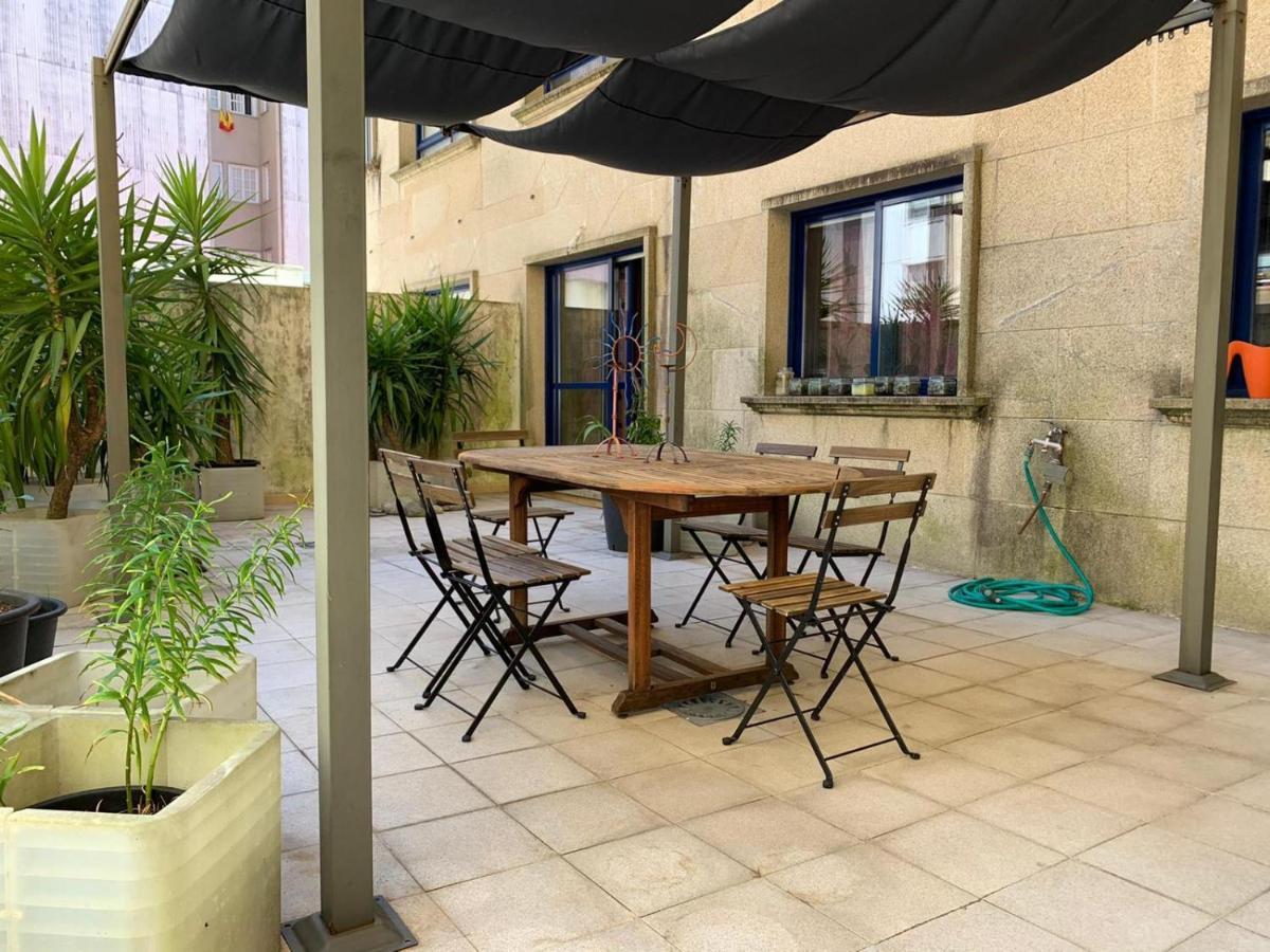 Impresionante Piso En El Centro De Con Terraza Y Parking Appartement Pontevedra