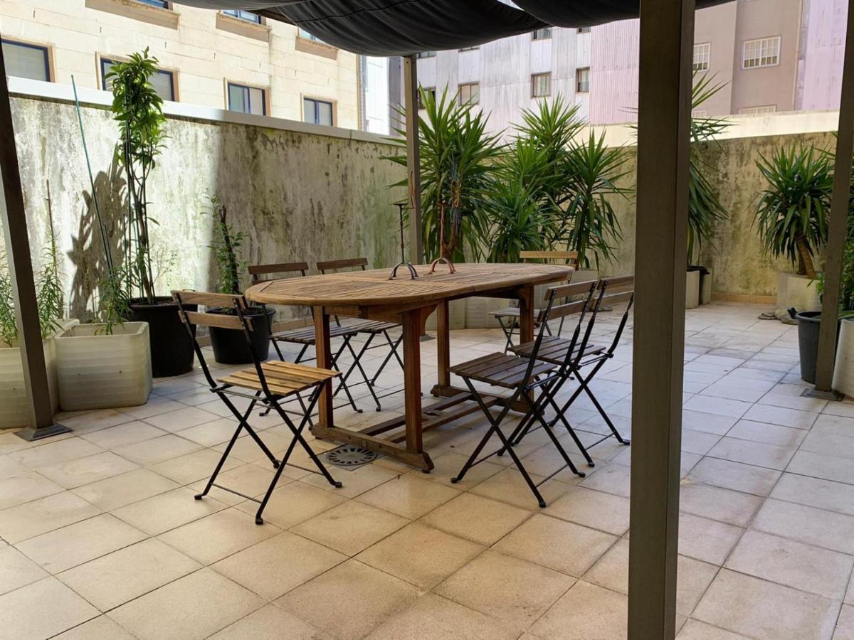 Impresionante Piso En El Centro De Con Terraza Y Parking Appartement Pontevedra